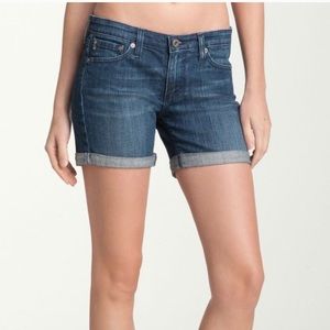 AG cuffed “The City Shorts” size 25 (never worn)